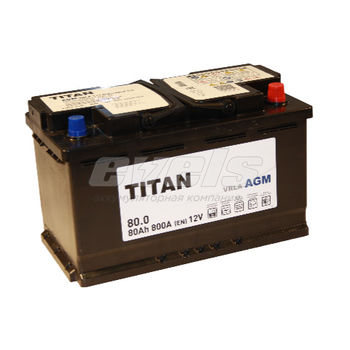 TITAN AGM 6ст-80.0 VRLA L4 евро